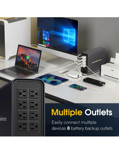 UPS de Batería LiFePO4 1000VA/800W GOLDENMATE Pro 2025