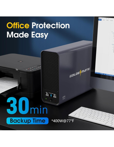 UPS de Batería LiFePO4 1000VA/800W GOLDENMATE Pro 2025