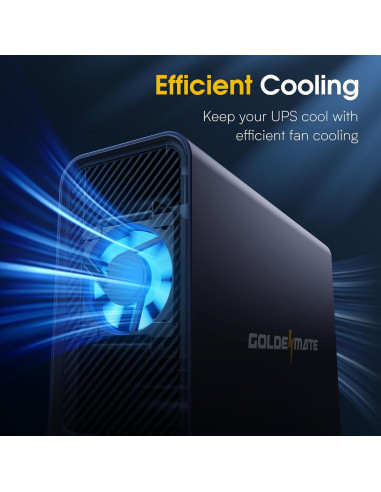 UPS de Batería LiFePO4 1000VA/800W GOLDENMATE Pro 2025