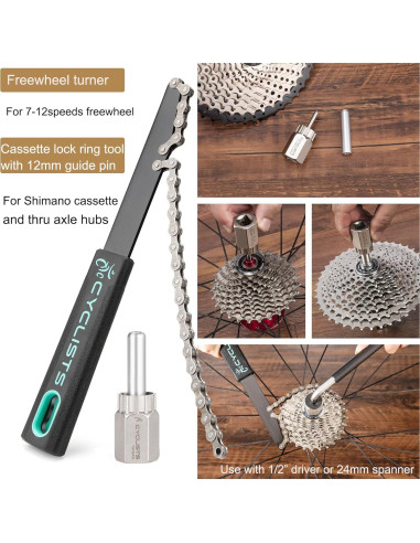 Kit de Herramientas para Bicicleta CYCLISTS 7 Piezas con Estuche