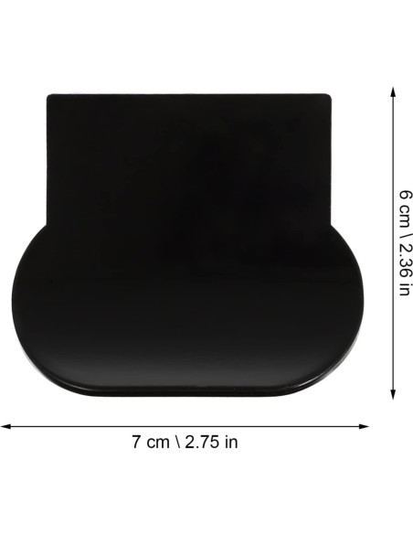 Levantador de Tapa de Inodoro DOITOOL - 4 Pcs - Negro