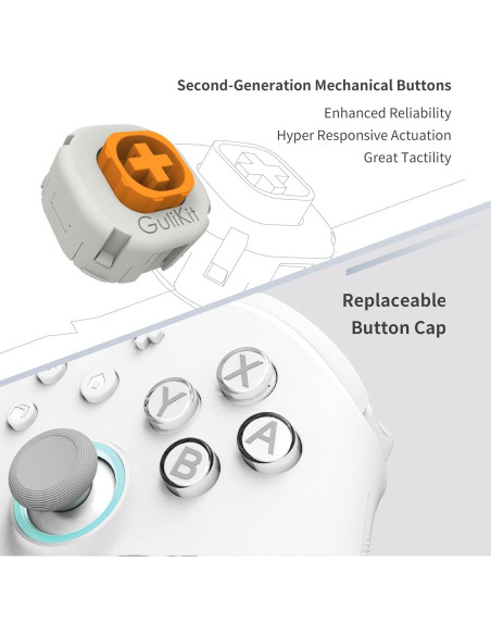 Controlador GuliKit KK3 MAX Bluetooth Inalámbrico 2200 Precisión