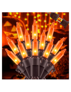 Luces de Cadena YOUNGAR 4m Naranjas 50 Mini Incandescentes