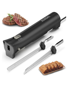 Cuchillo Eléctrico DUSSAL con 4 Cuchillas de Acero Inoxidable