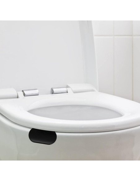 Levantador de Tapa de Inodoro DOITOOL - 4 Pcs - Negro