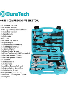 Kit de Herramientas para Bicicletas DURATECH 40 Piezas 2