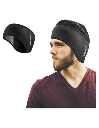 Calentadores de Oídos ROCKBROS Forro Polar Negro Unisex
