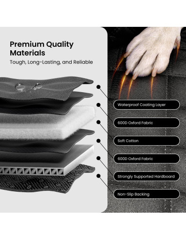 Funda de Asiento para Perros REEVAA L Universal Impermeable