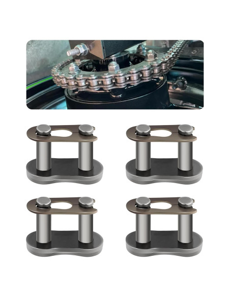 4 Enlaces Maestros de Cadena NHHC 428 para Motocicleta y Bicicleta