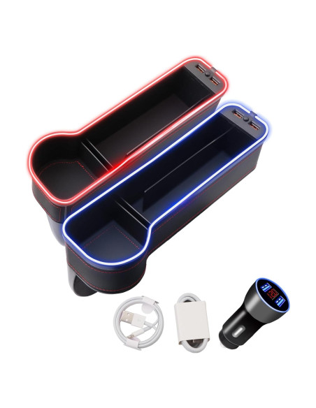 Organizador de Asiento de Coche xiaoniu con LED 7 Colores