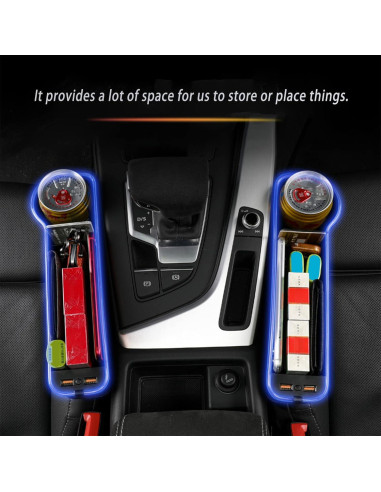 Organizador de Asiento de Coche xiaoniu con LED 7 Colores
