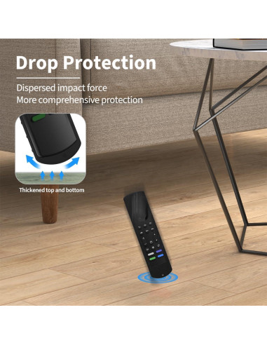 Funda de Silicona para Control Remoto Fire TV Stick 4K Max 2023 - 3 Piezas