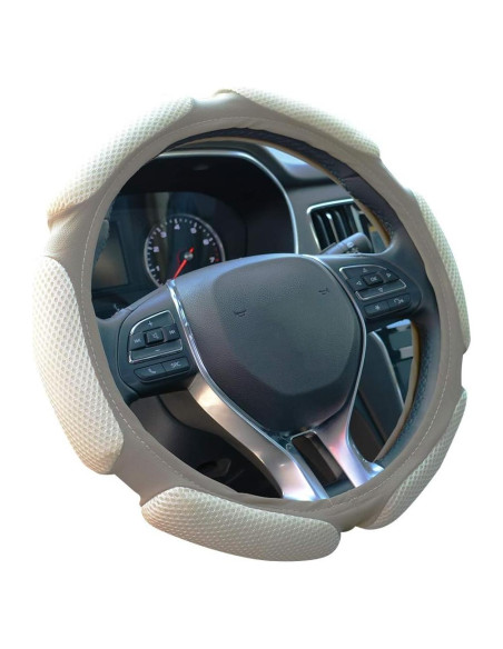 Cubierta de Volante FHQSX Beige 38 cm Universal Antideslizante