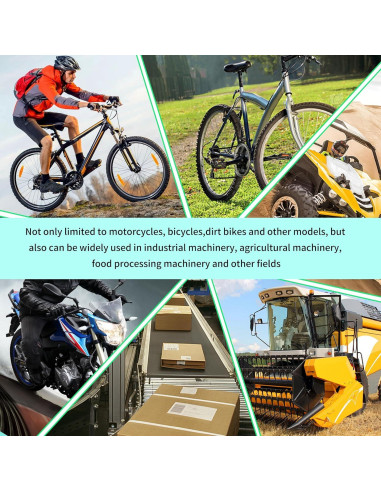 4 Enlaces Maestros de Cadena NHHC 428 para Motocicleta y Bicicleta