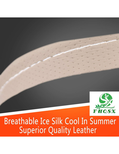 Cubierta de Volante FHQSX Beige 38 cm Universal Antideslizante