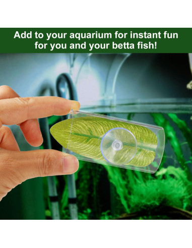 Accesorios para Acuario Betta 2 Piezas - Túnel y Almohadilla