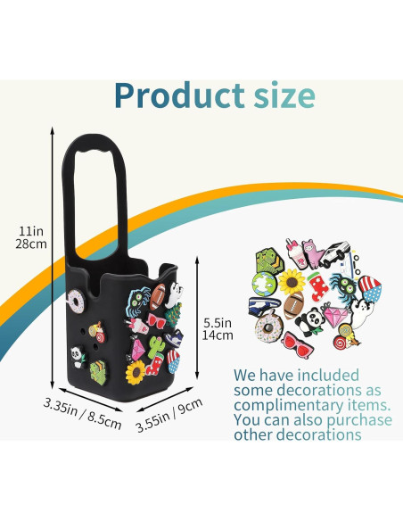 Soporte para Taza de Silicona WinRese YSZ-Cup Holder Negro