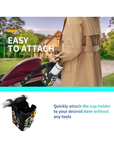 Soporte para Taza de Silicona WinRese YSZ-Cup Holder Negro