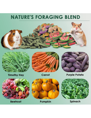 Golosinas Naturales para Conejos KATUMO 430g Heno Timothy