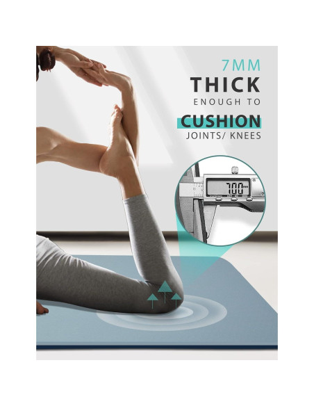 Esterilla de Yoga Antideslizante MRZZATA 182.88x81.28cm 7mm