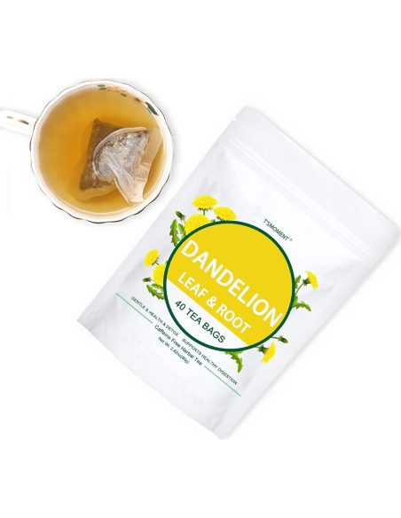 Té de Diente de León Natural T'SMOMENT - 40 Bolsitas Sin Cafeína