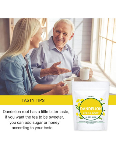 Té de Diente de León Natural T'SMOMENT - 40 Bolsitas Sin Cafeína