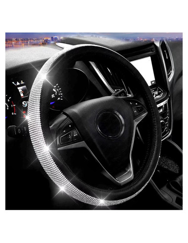 Cubierta de Volante Rosa XIANGDING con Diamantes Brillantes 37-38 cm