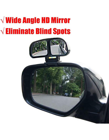 Espejo de Punto Ciego Riloer Ajustable para Auto Izquierdo