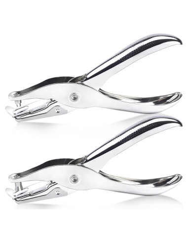 Juego de 2 Perforadoras Manuales de Papel TKYZMS - 6mm y 3mm