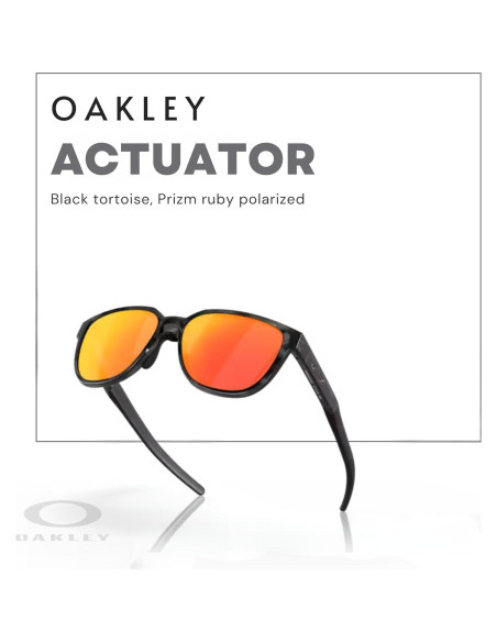 Gafas de sol Oakley Actuator OO9250 Tortuga negra Prizm Ruby