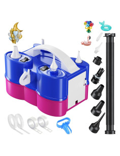 Bomba de aire eléctrica 3 en 1 Lingqiang para globos y inflables