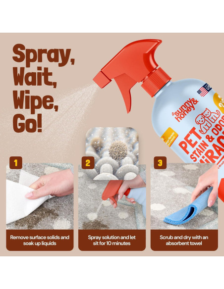 Limpiador Enzimático para Mascotas Sunny & Honey 946 ml - Especias de Otoño