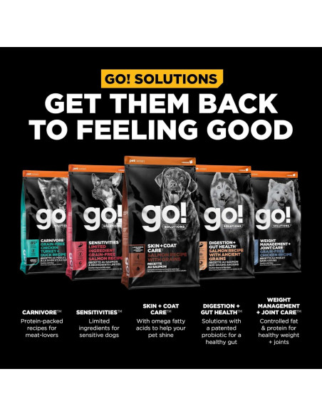 Comida Seca para Perros Go! Soluciones Salmón 5.44 kg