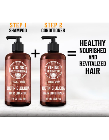 Acondicionador Natural Viking Revolution 500ml Biotina Jojoba