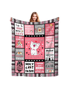 Manta de Franela Gumboy para Gatos 127x102 cm Suave y Cálida