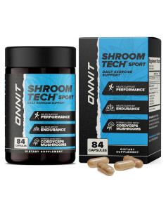 Cápsulas Suplemento Pre Entrenamiento ONNIT Shroom Tech SPORT 84 Unidades