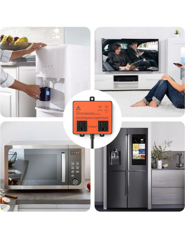 Protector de Sobretensión Ortis para Refrigerador y Electrodomésticos