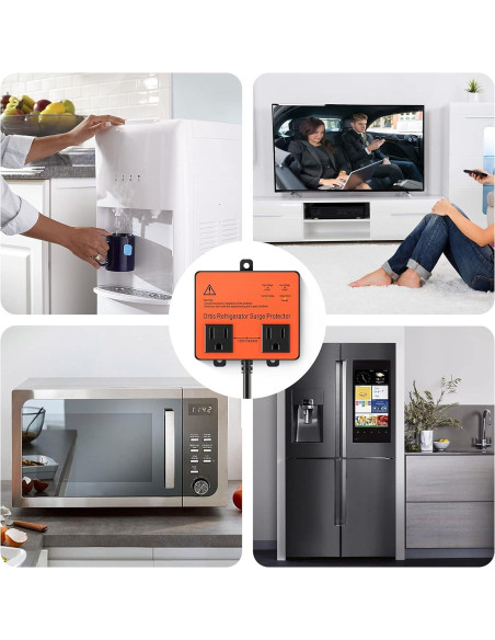 Protector de Sobretensión Ortis para Refrigerador y Electrodomésticos
