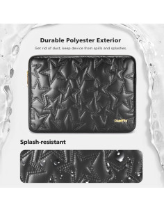 Funda para portátil 13" Vinterfint Negra a prueba de golpes 2