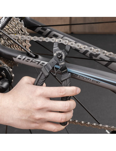 Kit de Herramientas para Bicicleta BikeHand - Comprobador de Cadena y Alicates