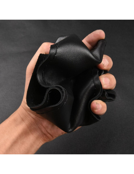 Cubierta de Volante de Cuero Genuino BMLEI 15" Antideslizante