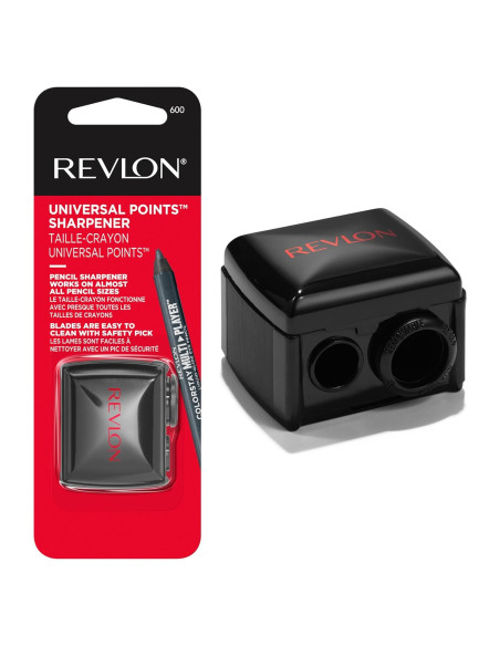 Sacapuntas Universal Revlon para Lápices de Maquillaje - Negro