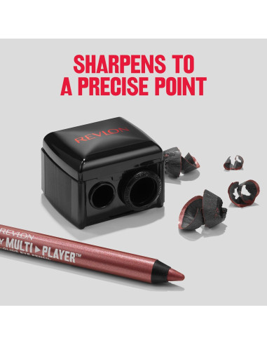 Sacapuntas Universal Revlon para Lápices de Maquillaje - Negro