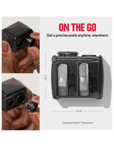 Sacapuntas Universal Revlon para Lápices de Maquillaje - Negro