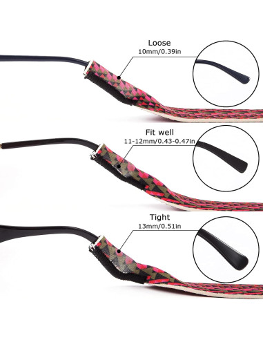 Correas Flotantes para Gafas Triumph Vision - 3 Paquete Neopreno