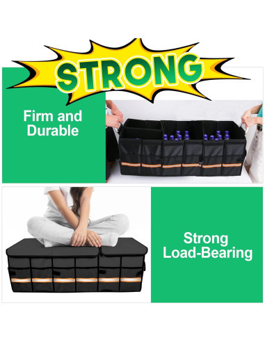 Organizador de Maletero LIBZAKI Plegable Impermeable 93L Negro