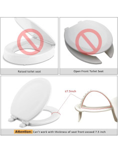 Deflector de Orina Universal TPE para Inodoro - Protector Antisalpicaduras 2