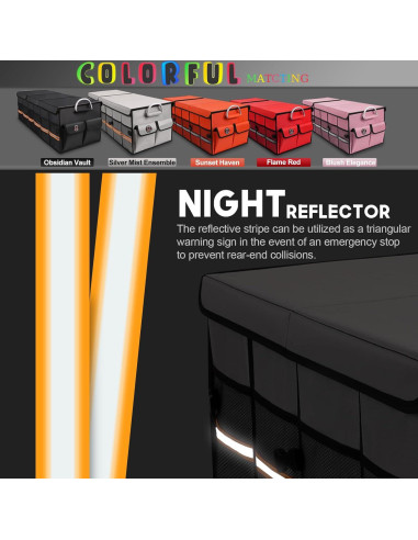 Organizador de Maletero LIBZAKI Plegable Impermeable 93L Negro