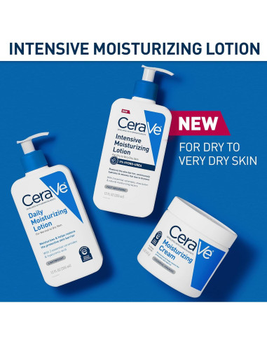 CeraVe Loción Hidratante Intensiva 236.6ml Hidro-Urea Manteca Karité