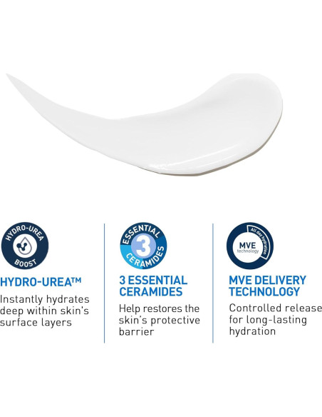 CeraVe Loción Hidratante Intensiva 236.6ml Hidro-Urea Manteca Karité